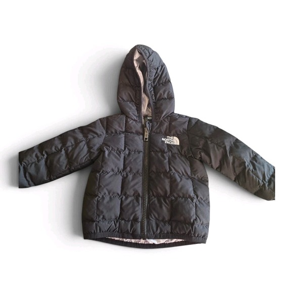 The North Face Other - The North Face Baby Hooded Puffer Jacket Black 3-6 Months Full Zip Winter...